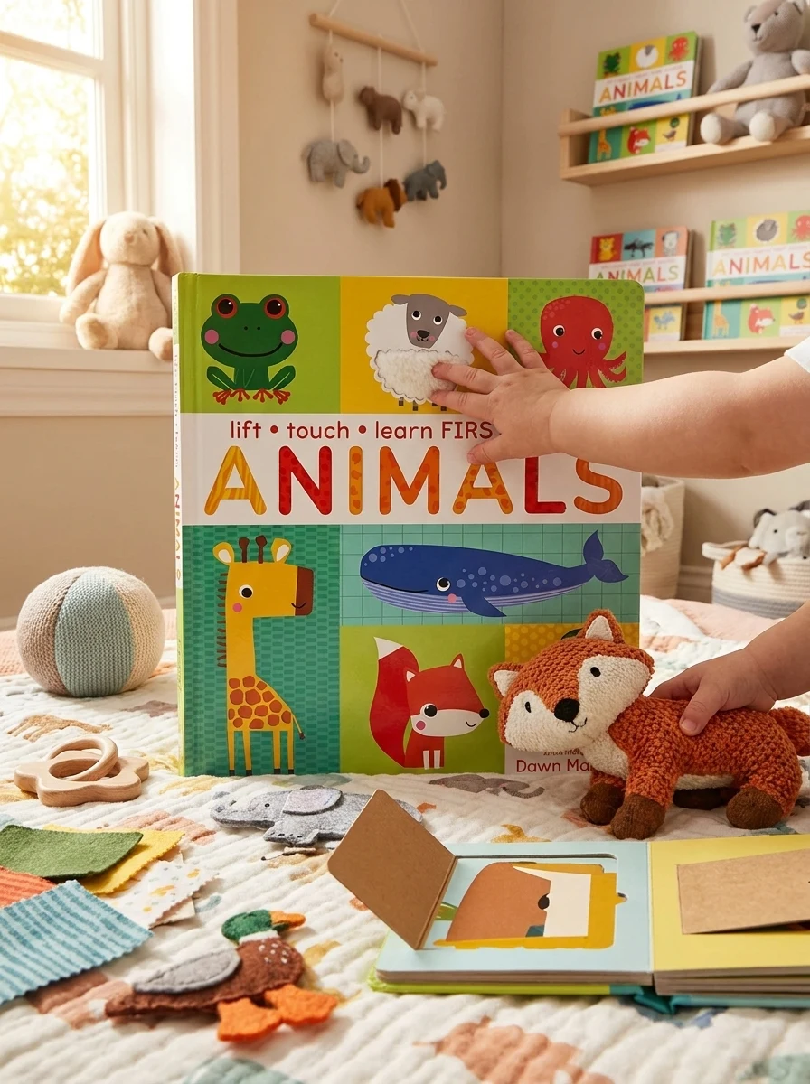 Lift, Touch Learn First Words. Animals — Дитяча література