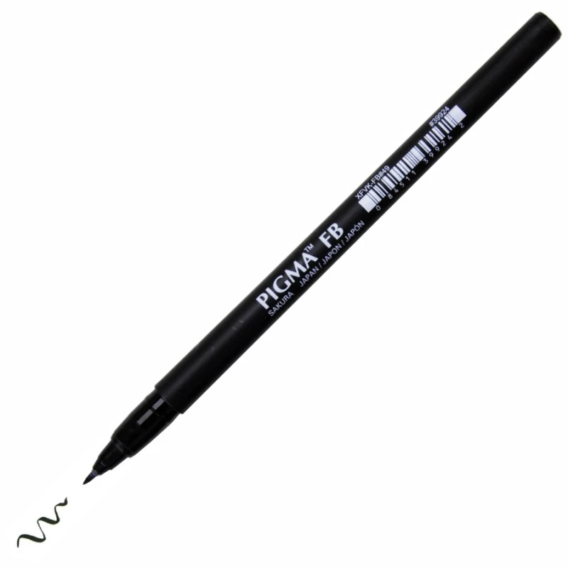 Лінер-ручка PIGMA PEN Brush FB, Чорний