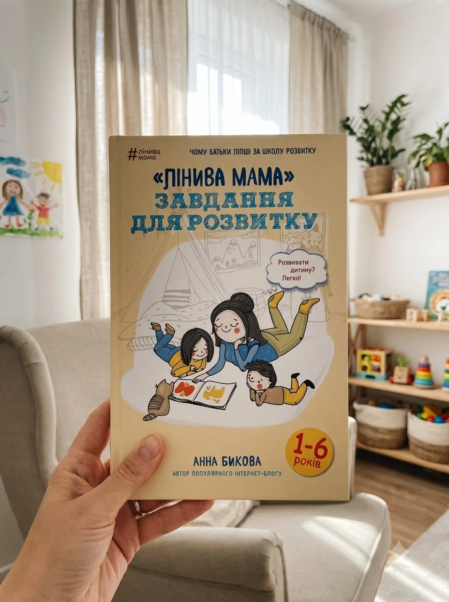 Лінива мама. Завдання для розвитку — Бикова Анна, обкладинка