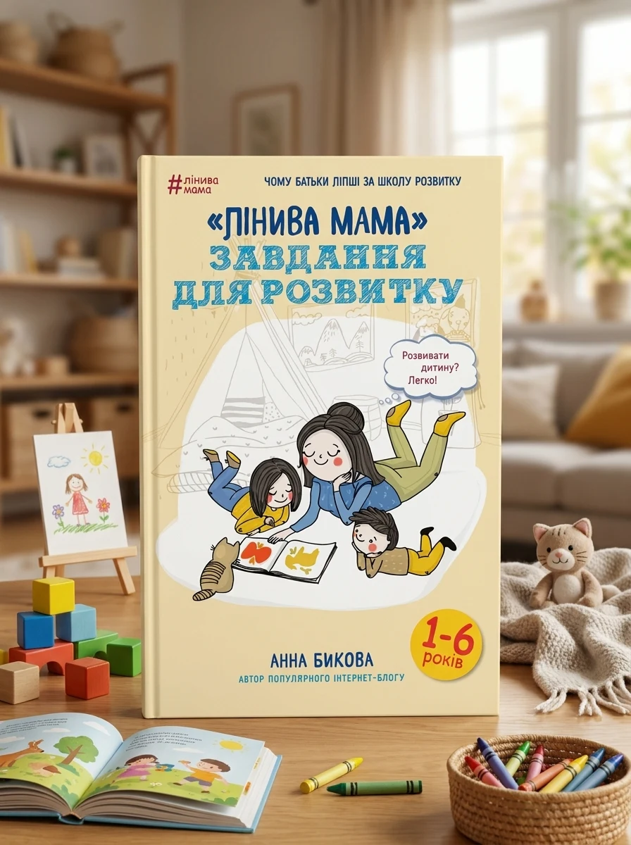 Лінива мама. Завдання для розвитку — Книги для турботливих батьків