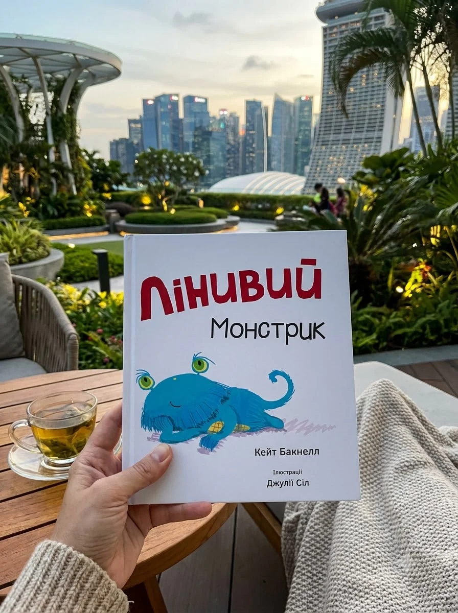 Лінивий монстрик — Кейт Бакнелл, обкладинка