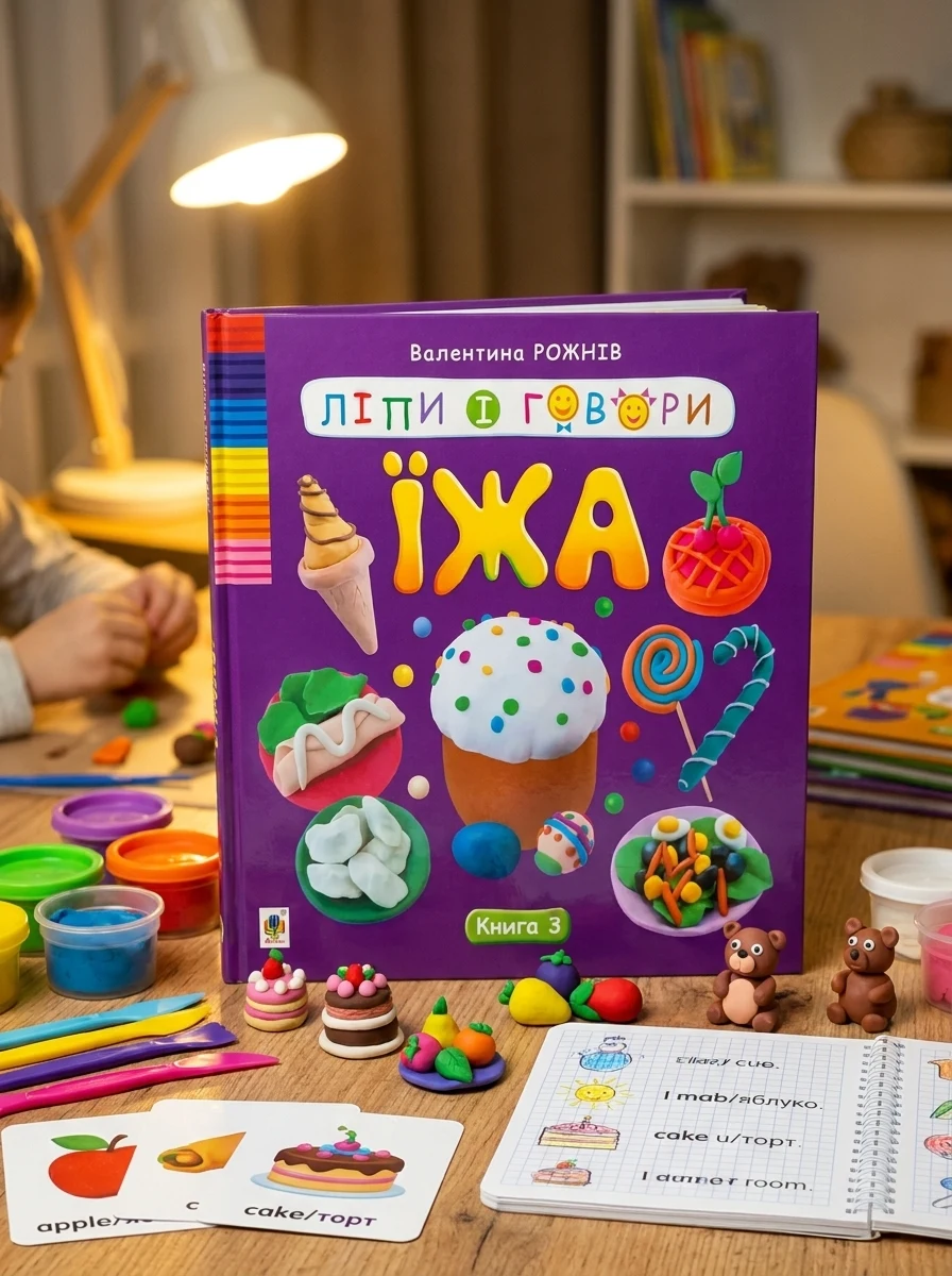 Ліпи і говори. Їжа — Дитяча література