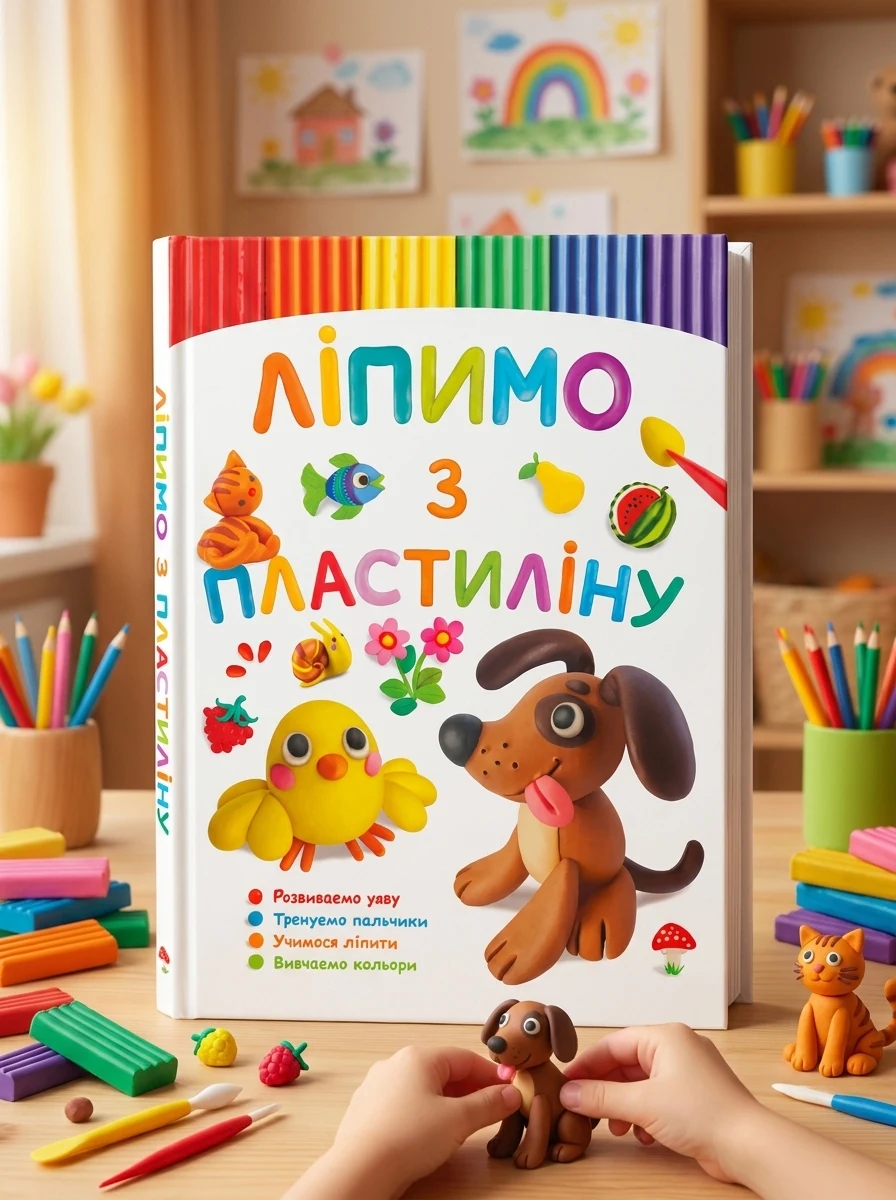 Ліпимо з пластиліну. Песик — Дитяча література