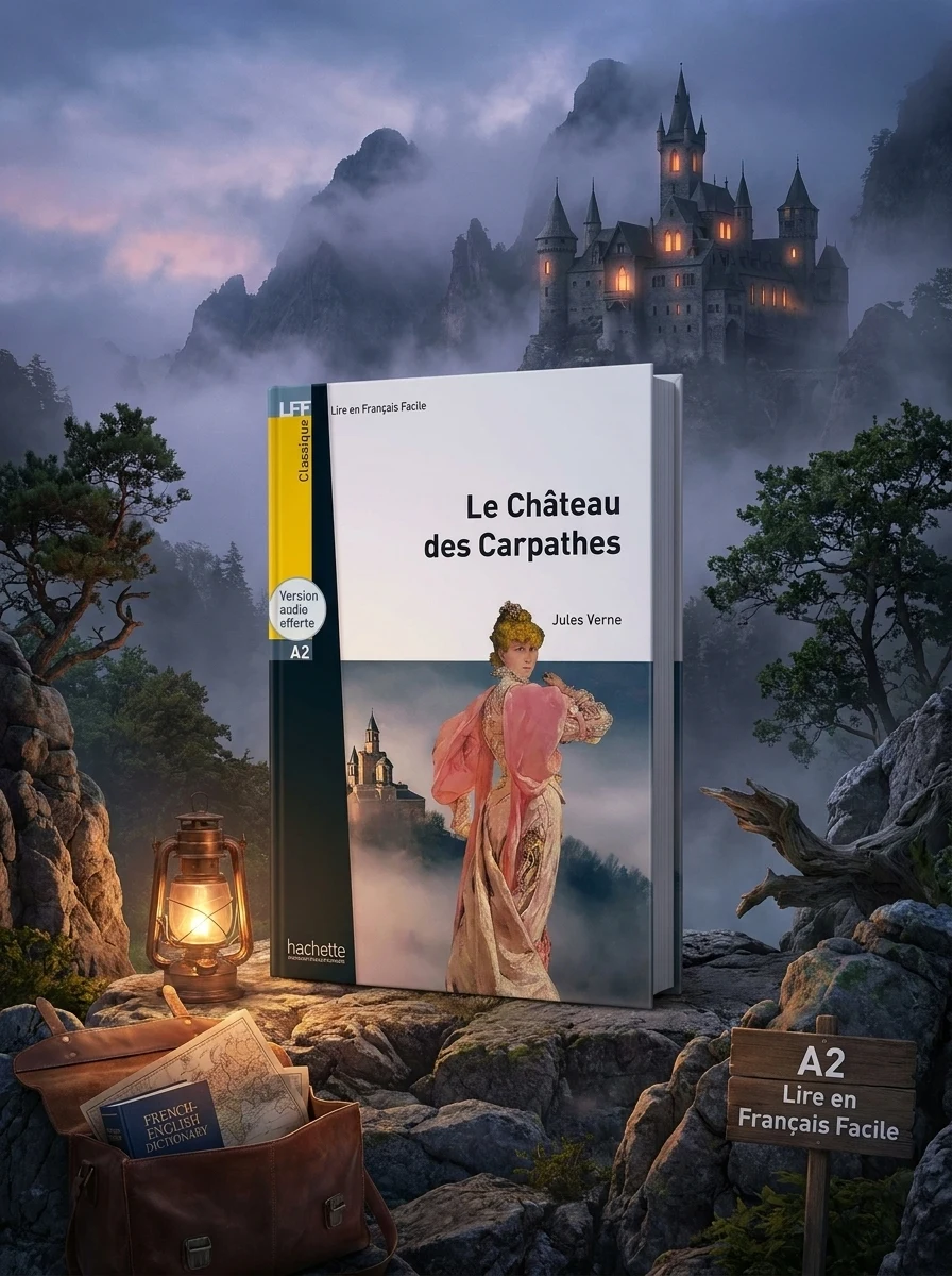 Lire en francais facile A2 Le Château des Carpathes — Вивчення мов