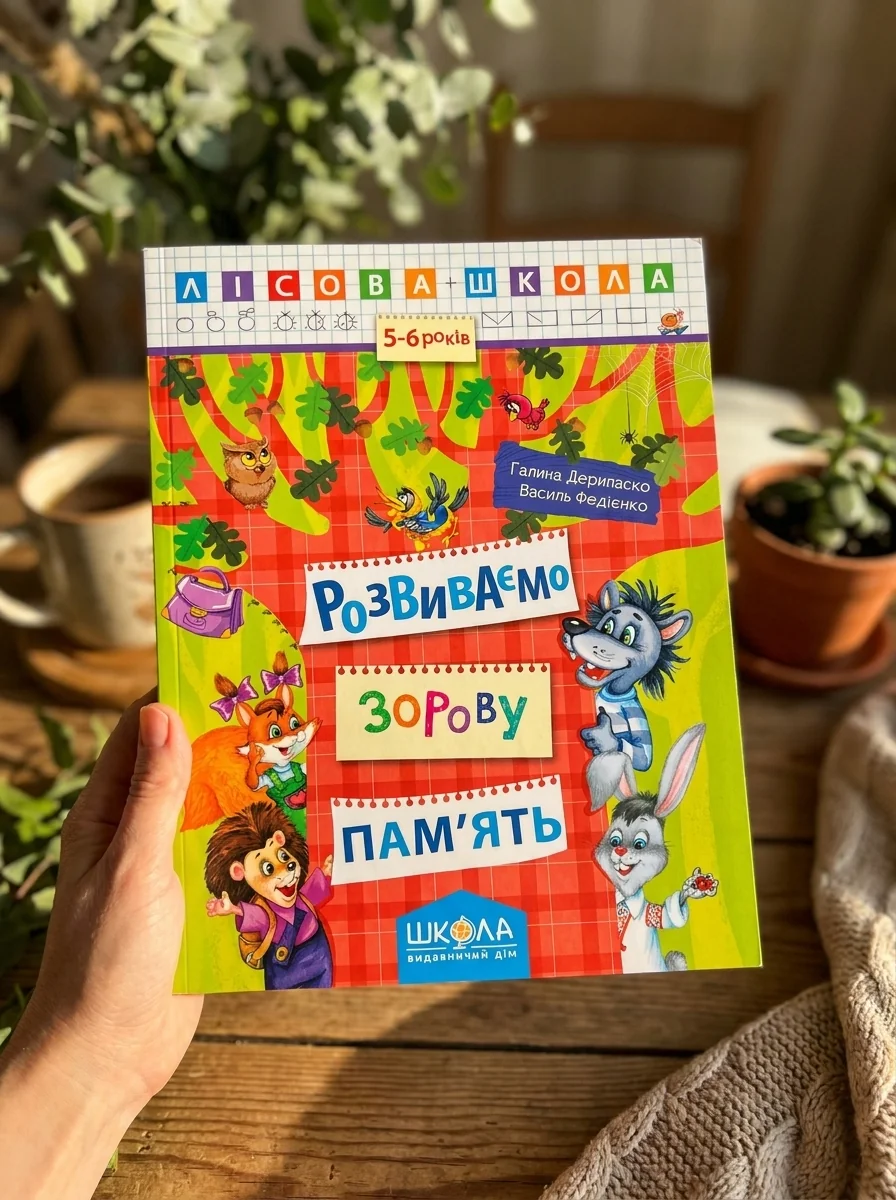 Лісова школа. Розвиваємо зорову пам'ять. 5-6 років — Підготовка до школи