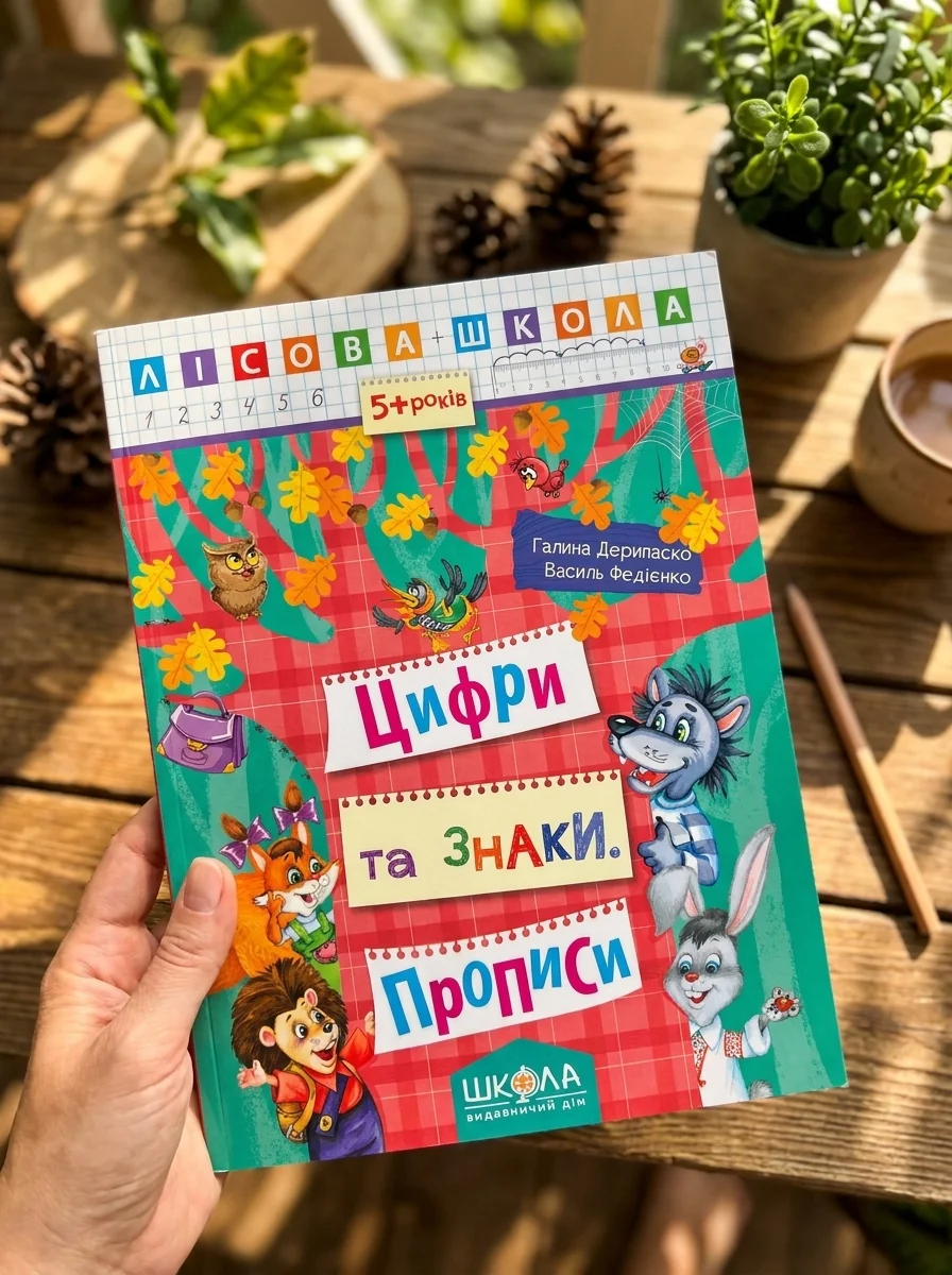 Лісова школа. Цифри та знаки. Прописи. 5+ років — Вивчення мов