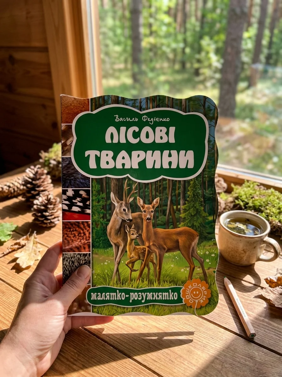 Лісові тварини. Малятко-розумнятко — Розвивальні книги
