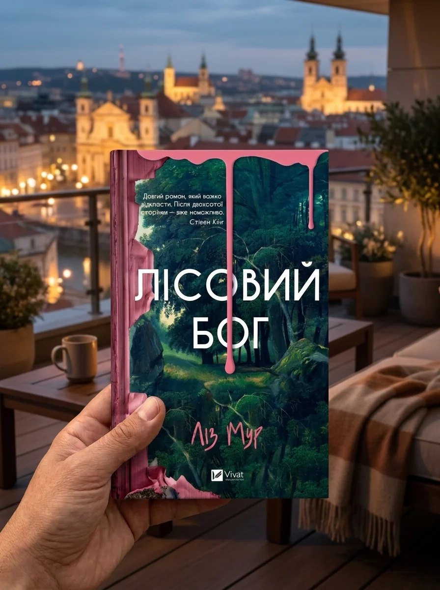 Лісовий бог — Ліз Мур, обкладинка