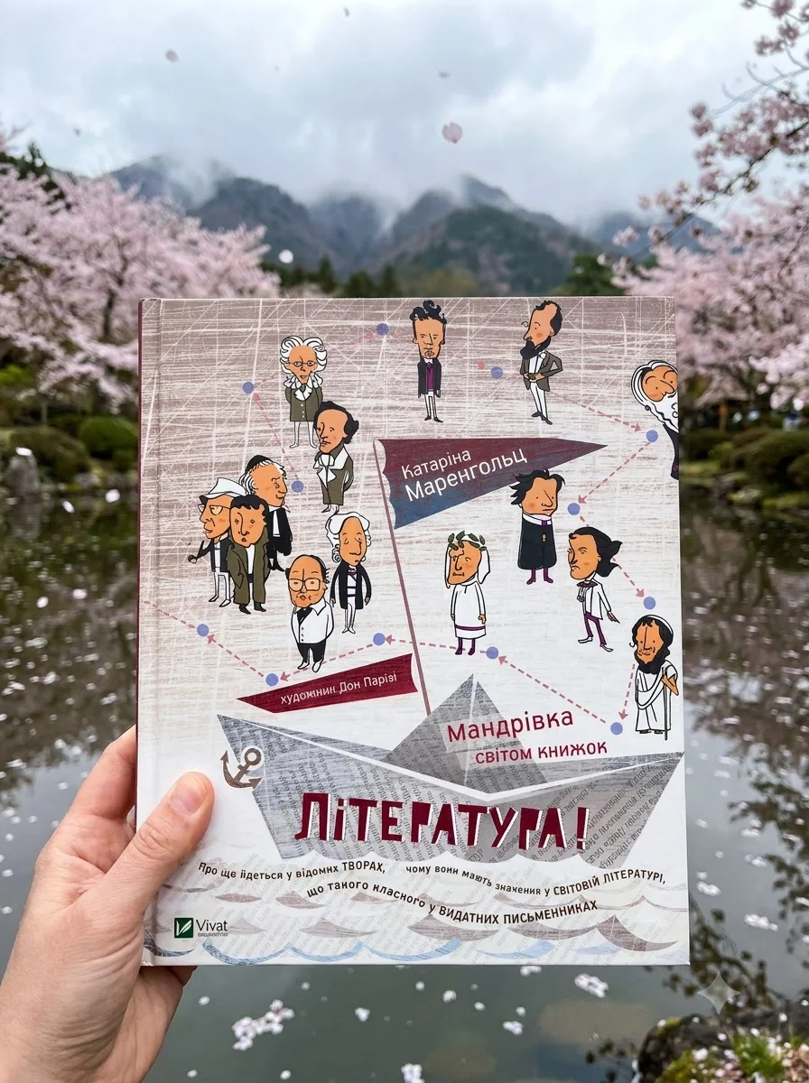 Література! Мандрівка світом книжок — Катаріна Маренгольц, обкладинка