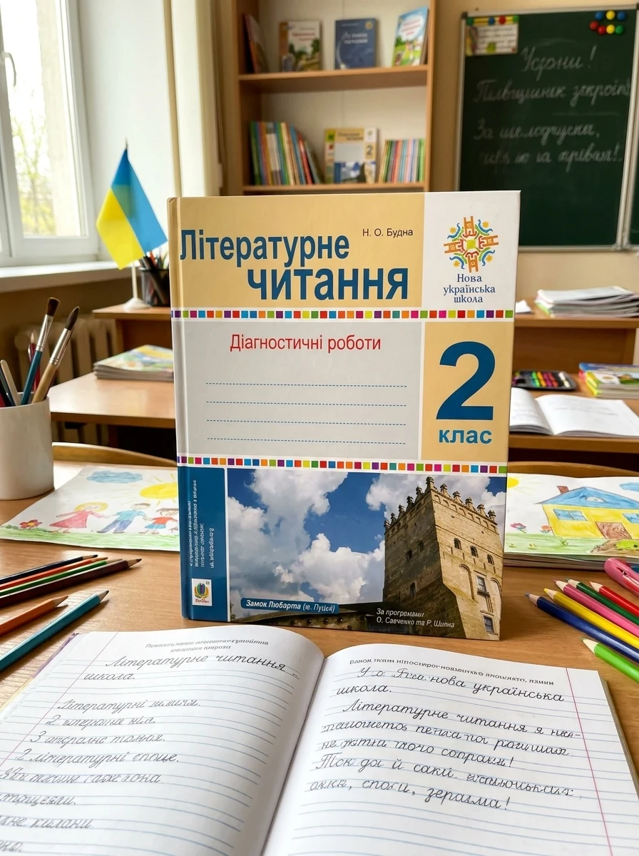 Літературне читання. 2 клас. Діагностичні роботи. НУШ — Вивчення мов
