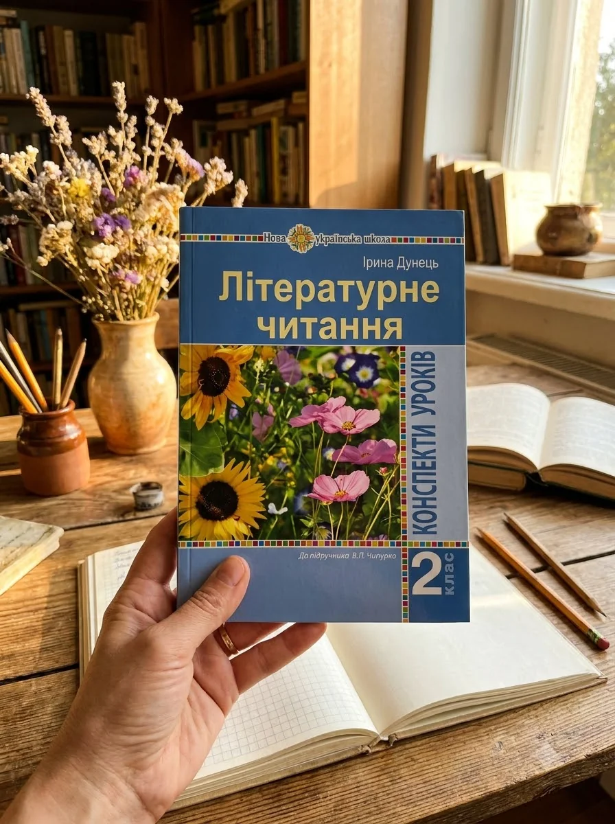 Літературне читання. 2 клас. Конспекти уроків (до підручника Чипурко В.) — Ірина Дунець, обкладинка