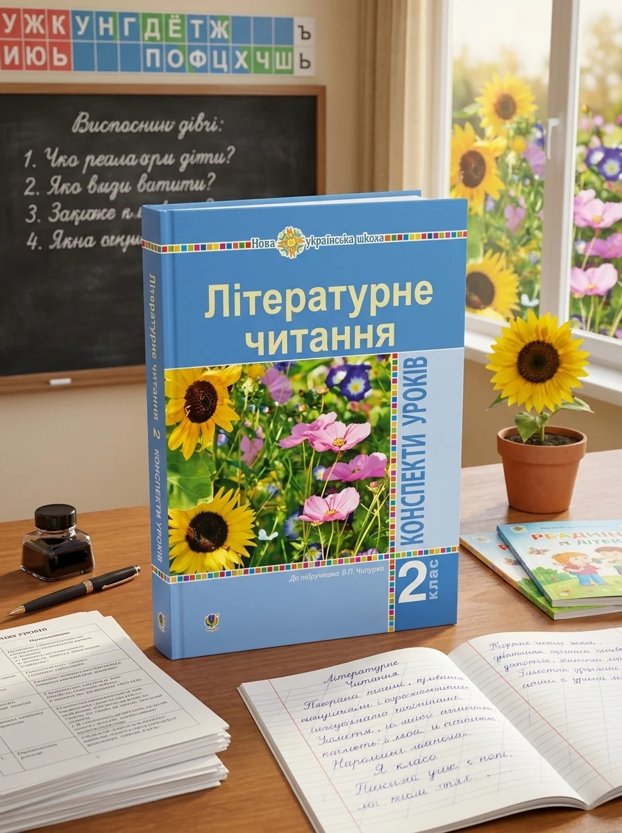 Літературне читання. 2 клас. Конспекти уроків (до підручника Чипурко В.)