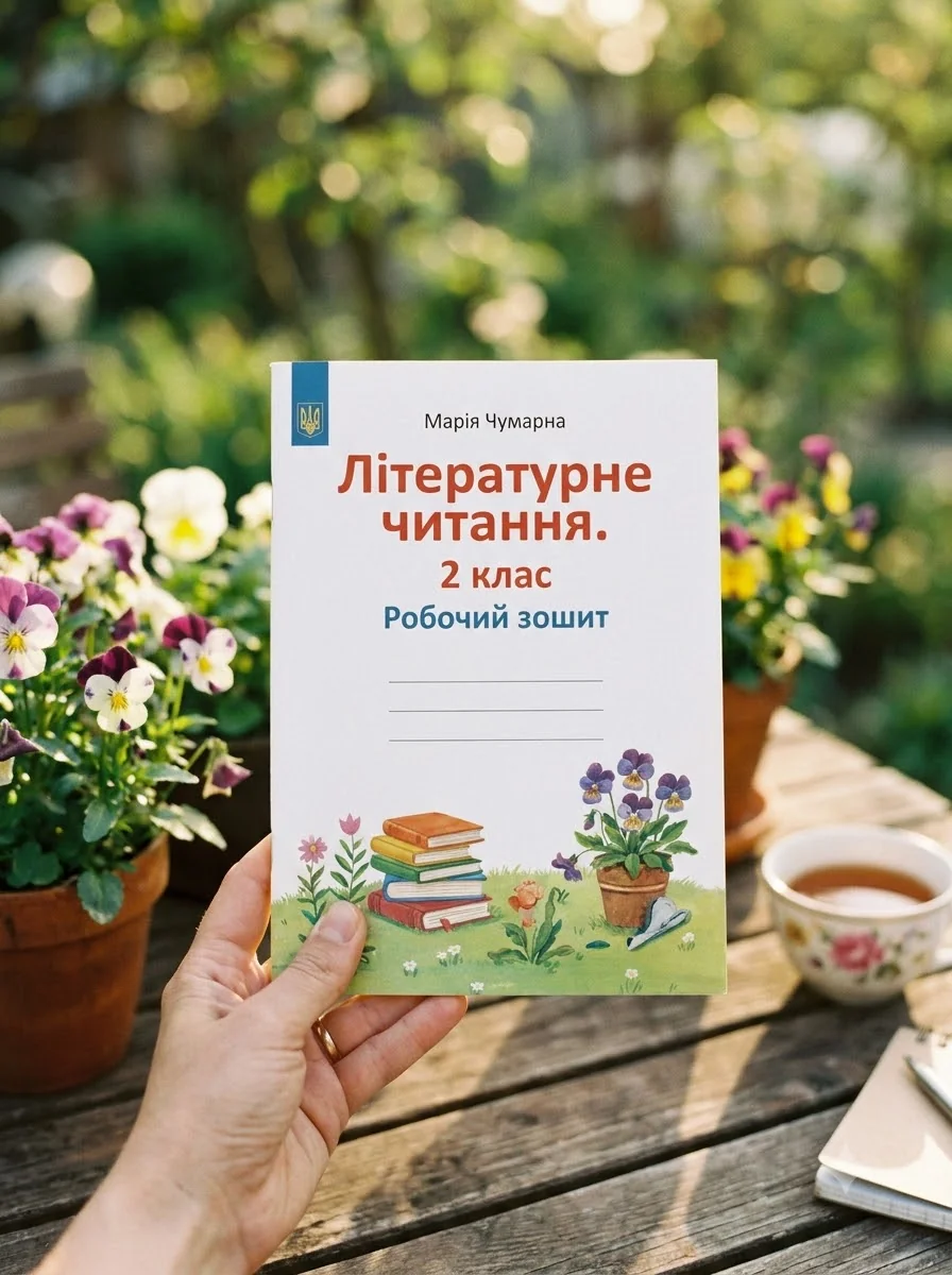 Літературне читання. 2 клас. Робочий зошит — Марія Чумарна, обкладинка