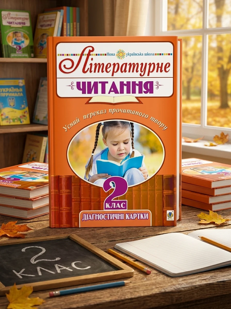 Літературне читання. 2 клас. Усний переказ прочитаного твору. Діагностичні картки. НУШ