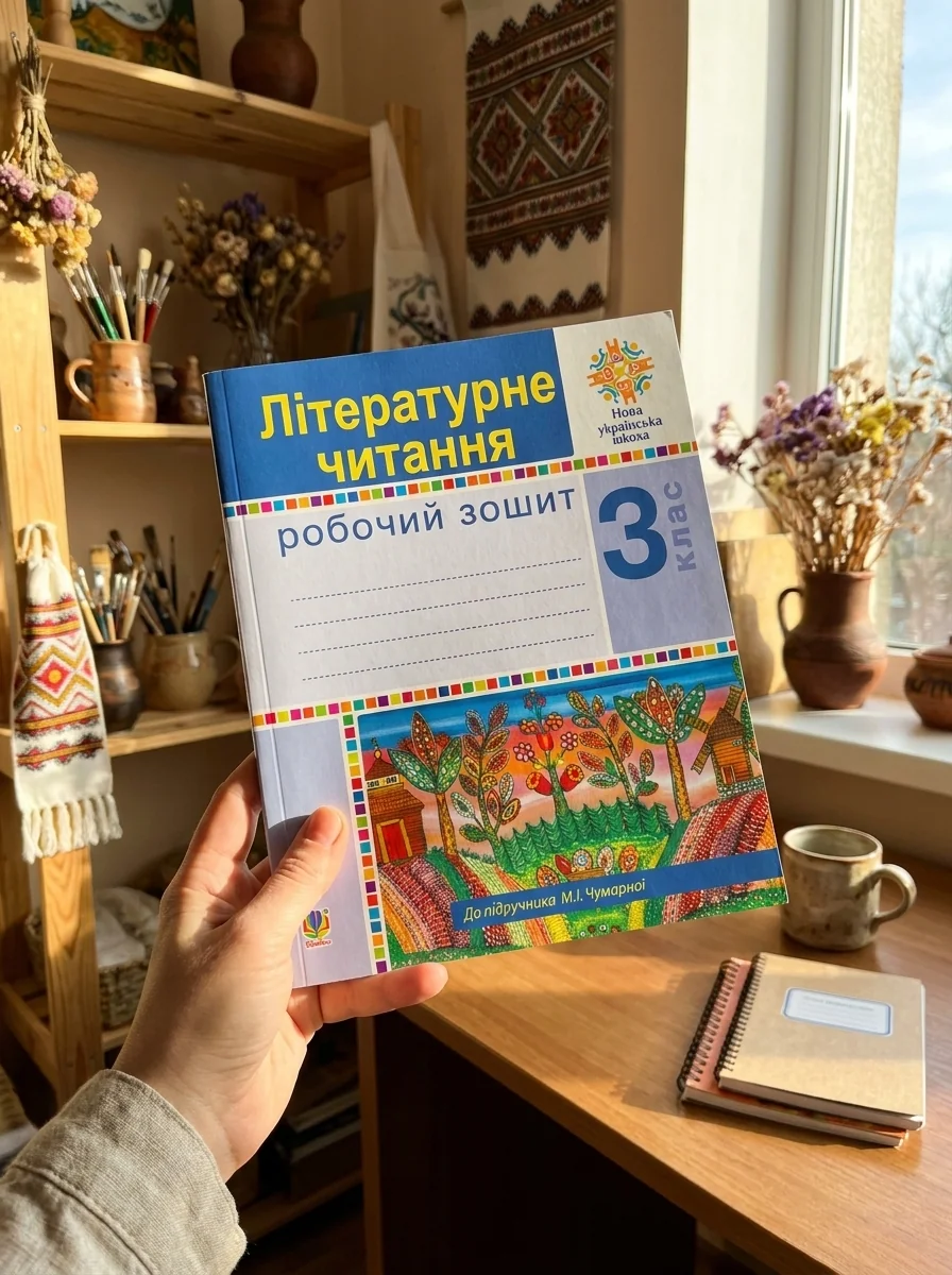 Літературне читання. 3 клас. Робочий зошит — Марія Чумарна, обкладинка