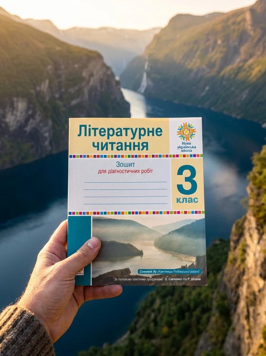 Літературне читання. 3 клас. Зошит для діагностичних робіт — Наталя Будна, обкладинка