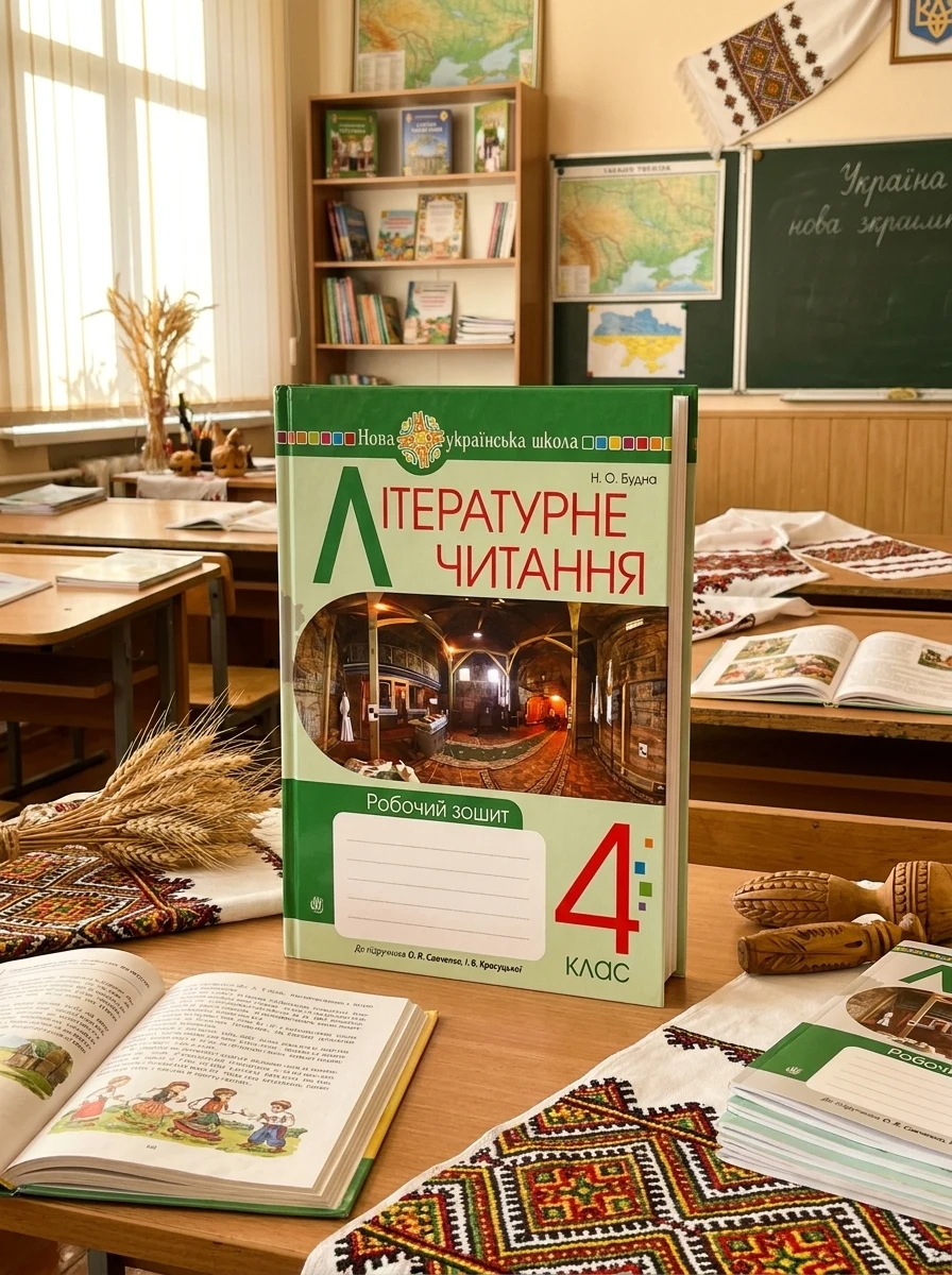 Літературне читання. 4 клас. Робочий зошит. (до підручника "Літературне читання". 4 клас. Частина 1, Частина 2 автори Савченко О.Я., Красуцька І.В.) — Підліткова literatura