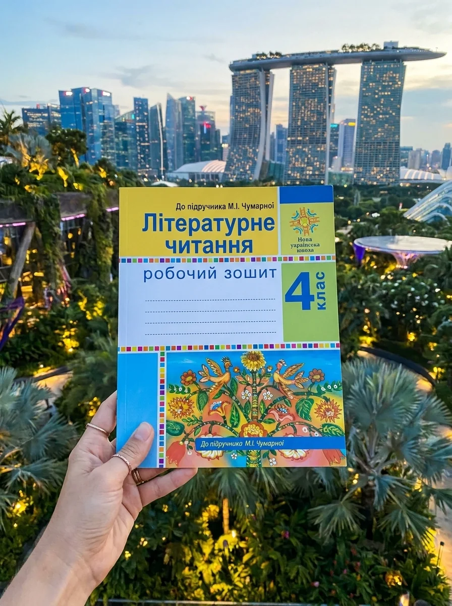 Літературне читання. 4 клас. Робочий зошит (до підручника М.І. Чумарної) — Марія Чумарна, обкладинка