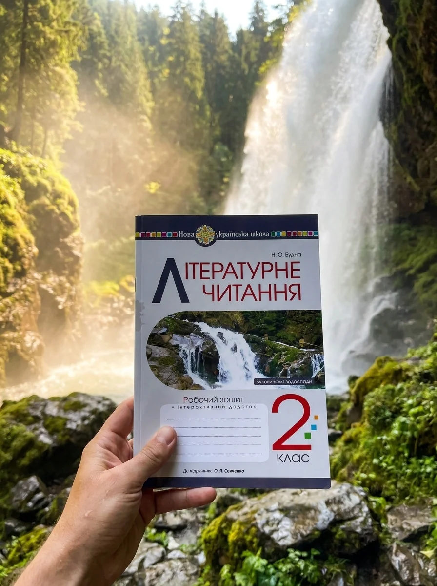 Літературне читання. Робочий зошит до підручника "Українська мова та читання" 2 клас — Наталя Будна, обкладинка