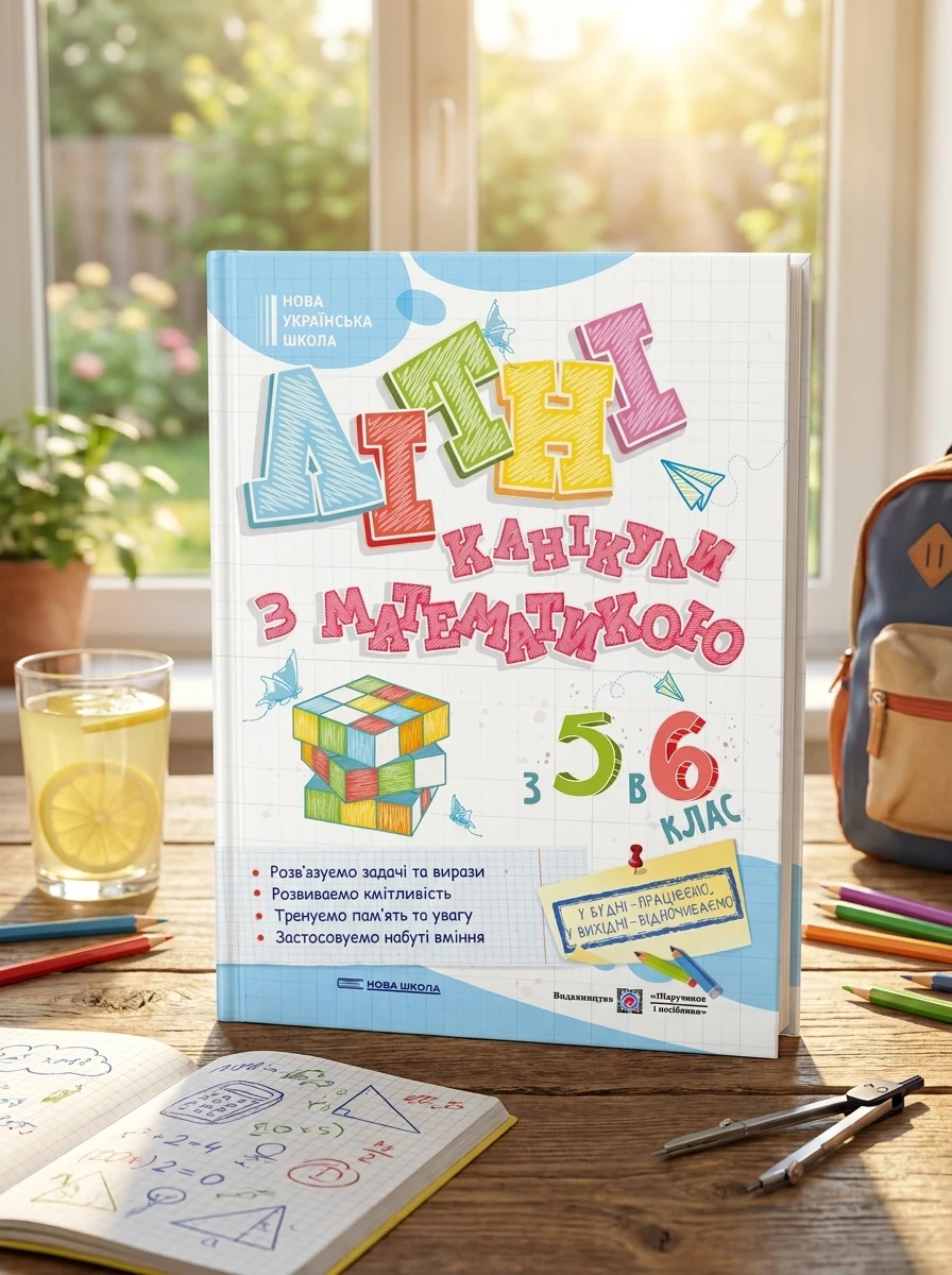 Літні канікули з Математикою. З 5 в 6 клас — Дитяча література