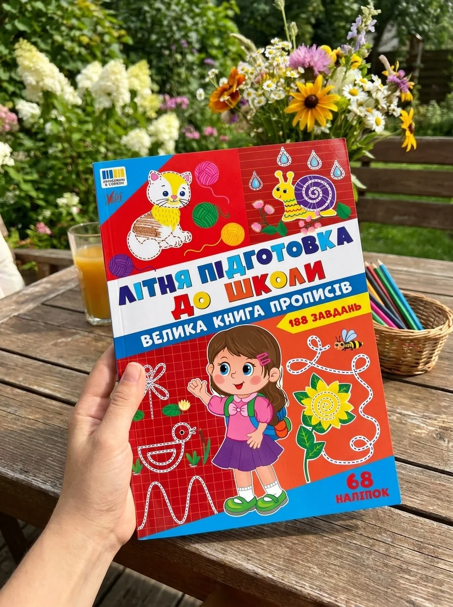 Літня підготовка до школи. Велика книга прописів — Дитяча література