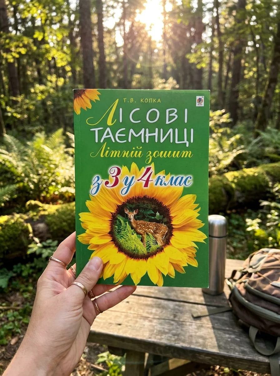 Літній зошит. З 3 у 4 клас. Лісові таємниці | купити книгу онлайн