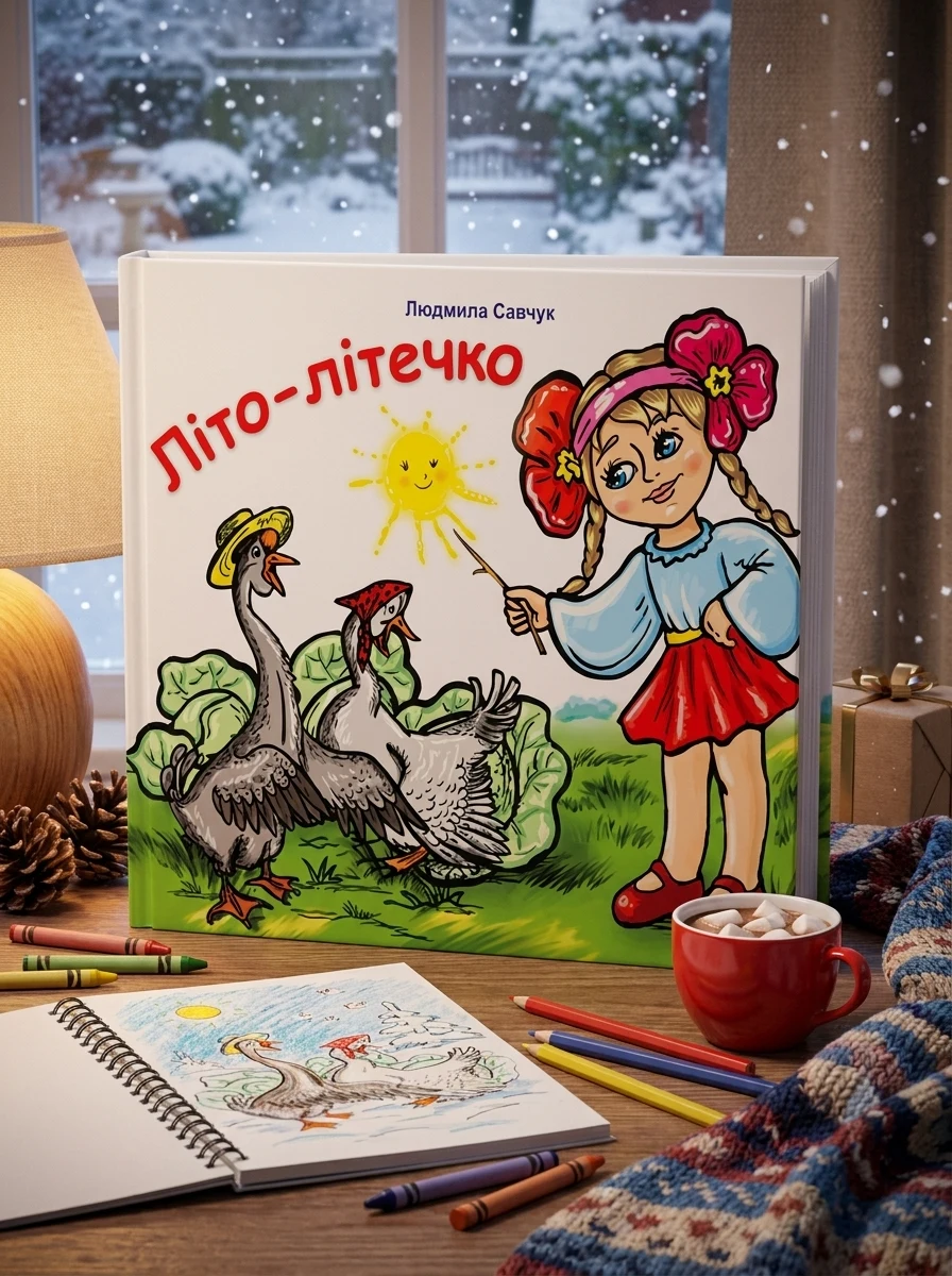 Літо-літечко. Вірші. Розмальовка — Дитяча література