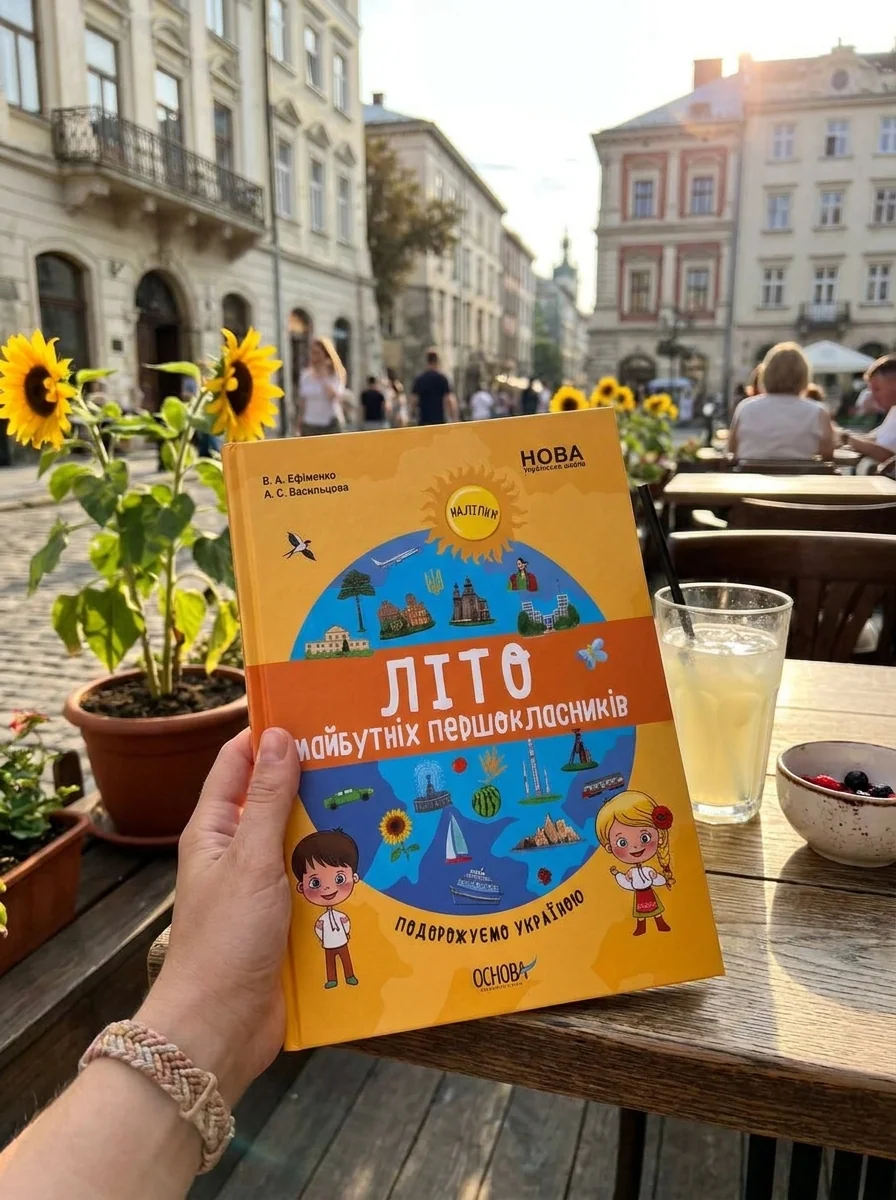 Літо майбутніх першокласників. Подорожуємо Україною — Розвивальні книги