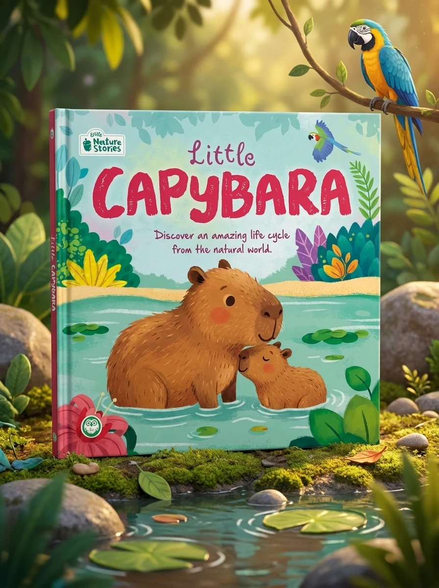 Little Capybara. Discover an Amazing Life Cycle from the Natural World — Гізела Бохоркез, обкладинка