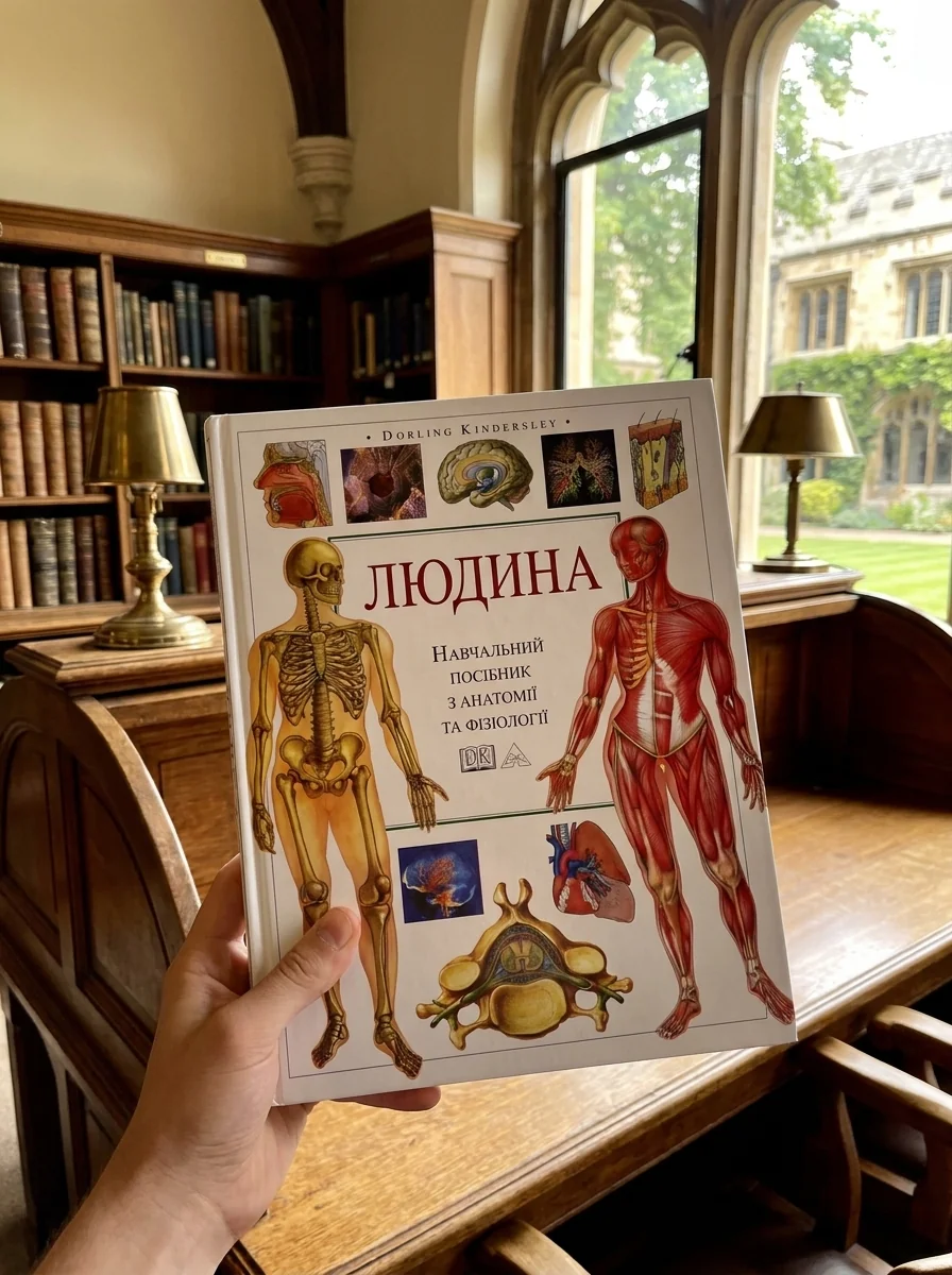 Людина. Навчальний атлас з анатоміі і фізіологіі — Навчальна література