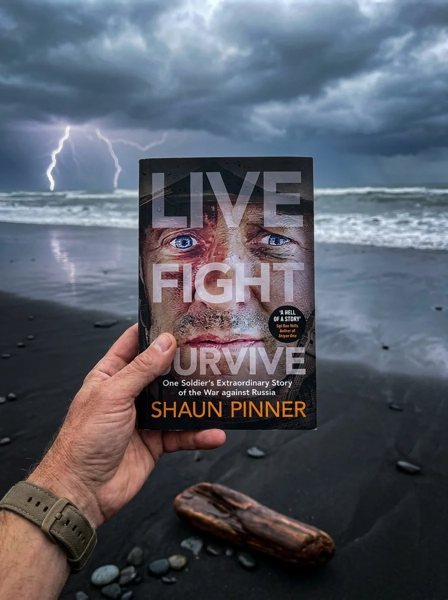 Live. Fight. Survive: One Soldier’s Extraordinary Story of the War against Russia — Шон Піннер, обкладинка