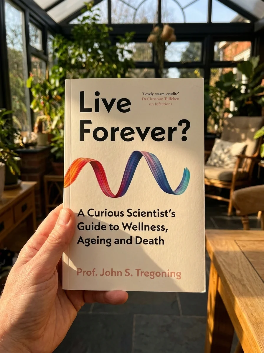 Live Forever? — John S. Tregoning, обкладинка