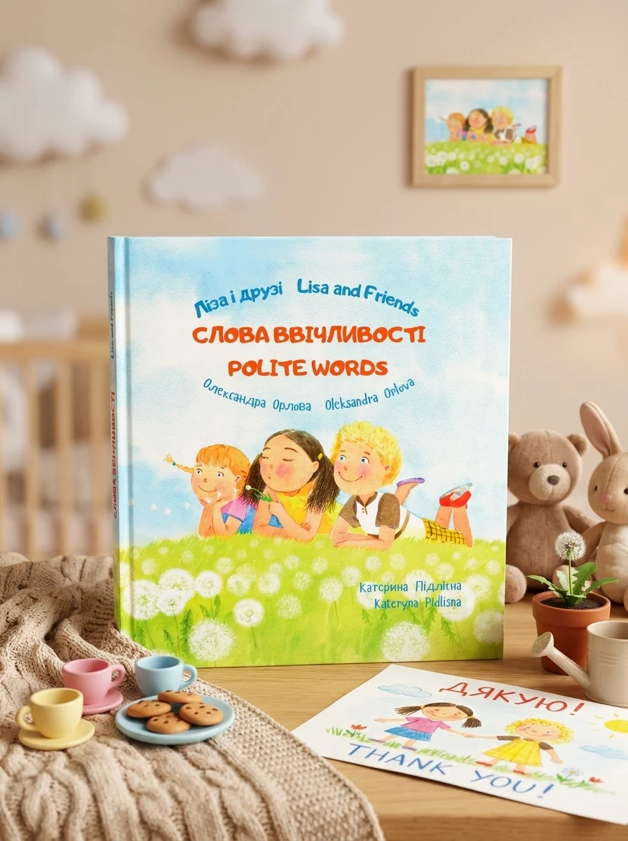 Ліза і друзі. Слова ввічливості / Lisa and Friends. Polite words — Дитяча література
