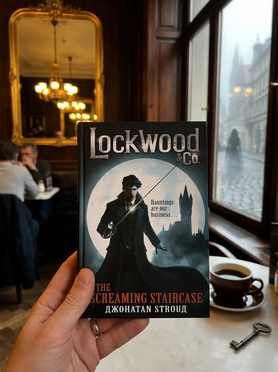 Lockwood & Co. The Screaming Staircase — Джонатан Страуд, обкладинка