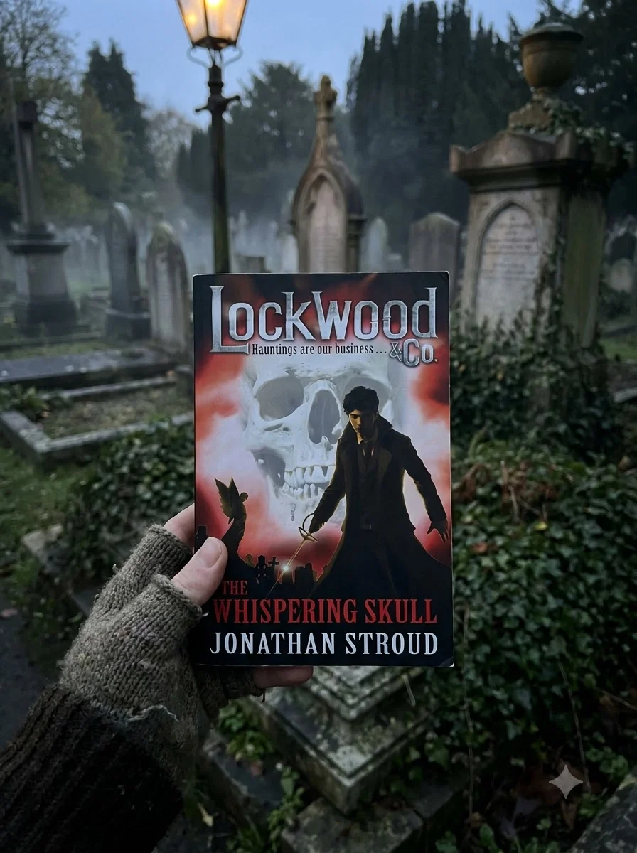 Lockwood & Co. The Whispering Skull — Джонатан Страуд, обкладинка
