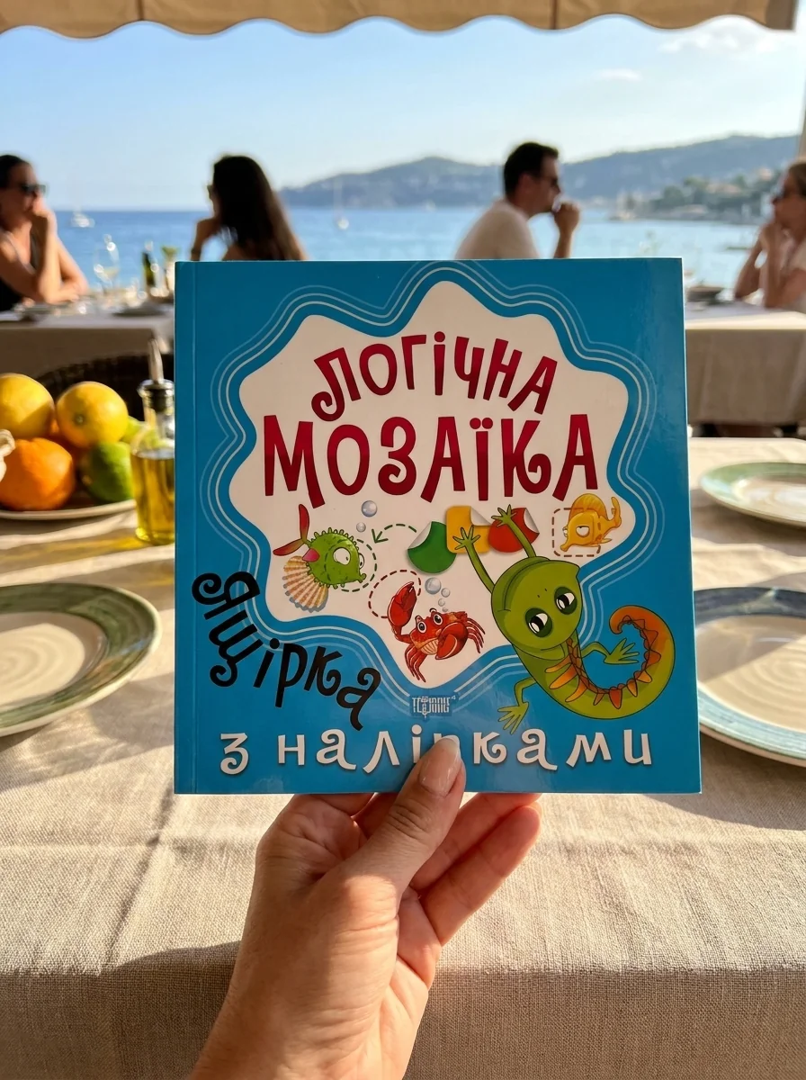 Логічна мозаїка. Ящірка з наліпками — Олександра Шипарьова, фото 2