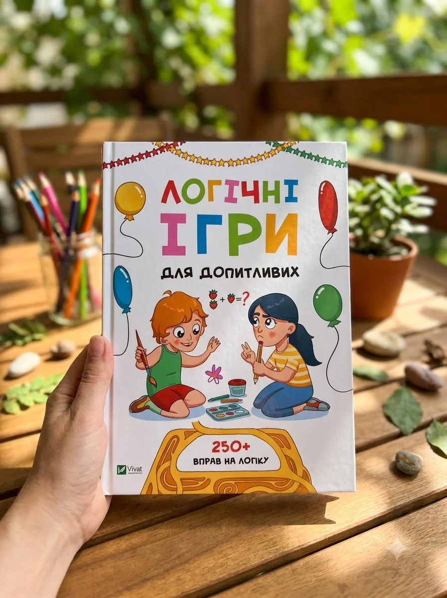 Логічні ігри для допитливих — Розвивальні книги