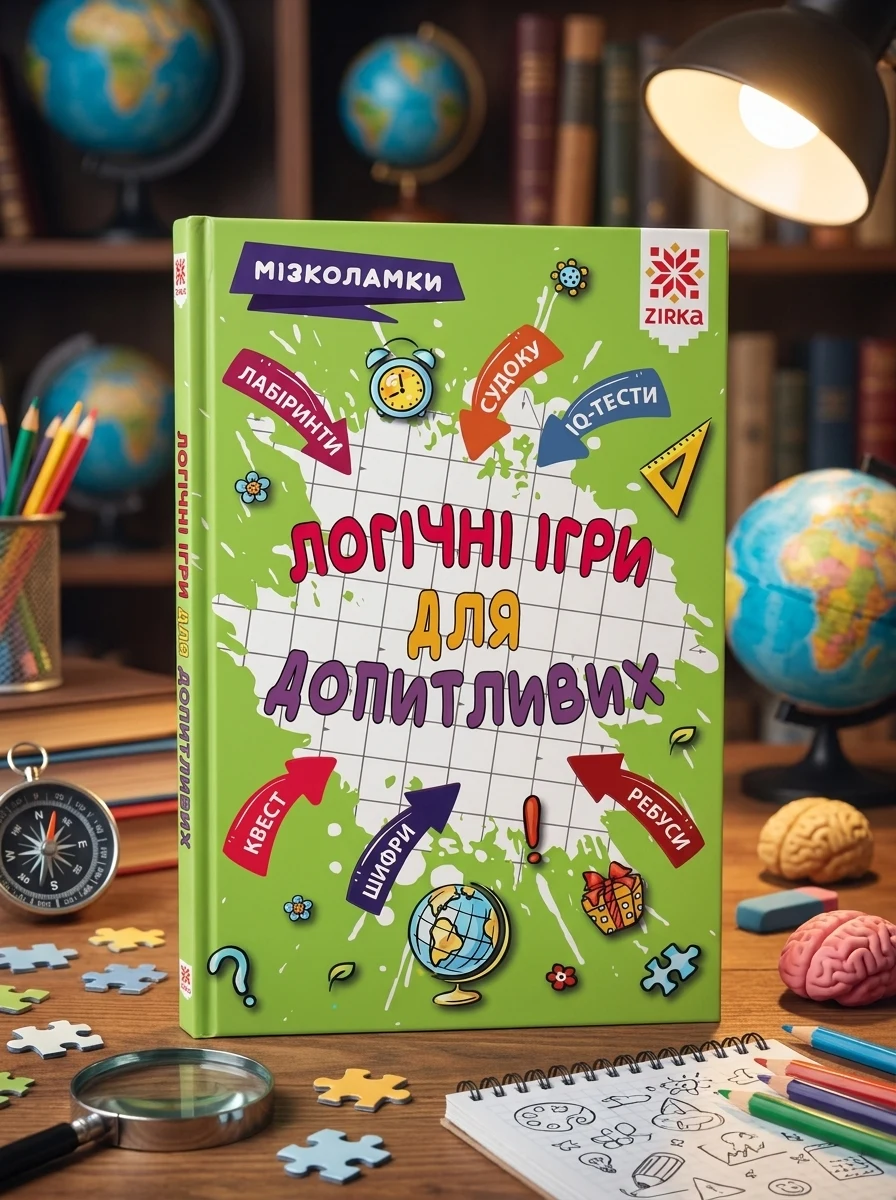 Логічні ігри для допитливих. Мізколамки — Дитяча література