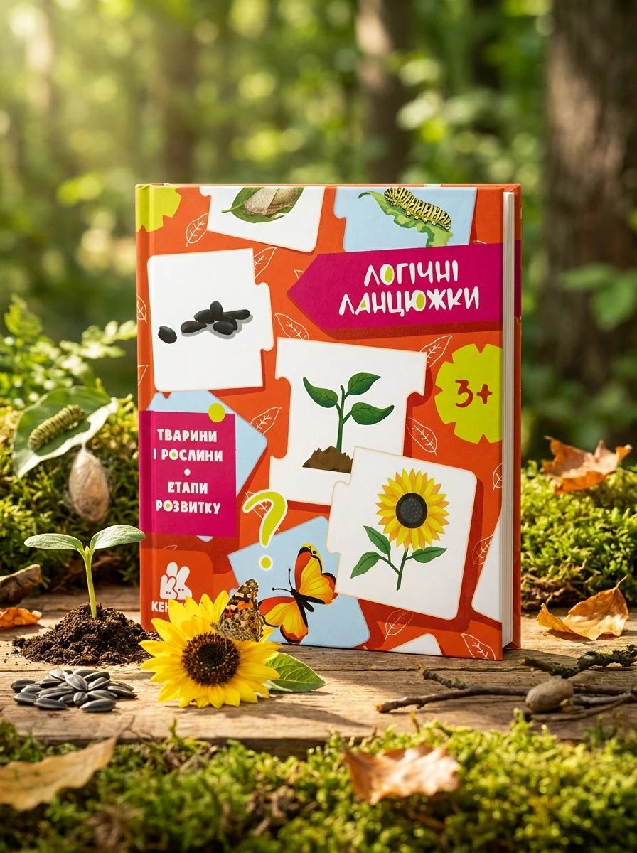 Логічні ланцюжки. Тварини і рослини. Етапи розвитку, — Дитяча література