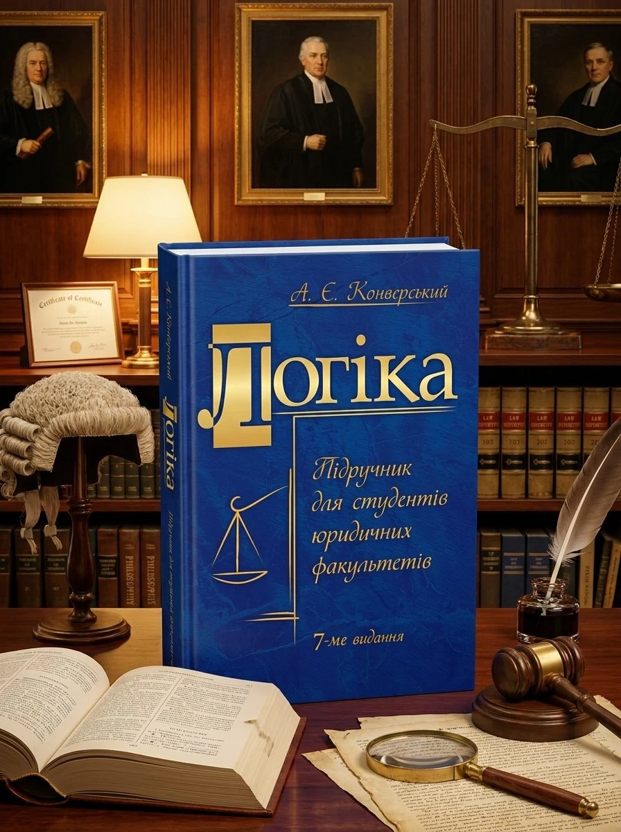 Логіка. Підручник для студентів юридичних факультетів. 7-те вид. перероб. та доп. — Конверський А.Є., обкладинка
