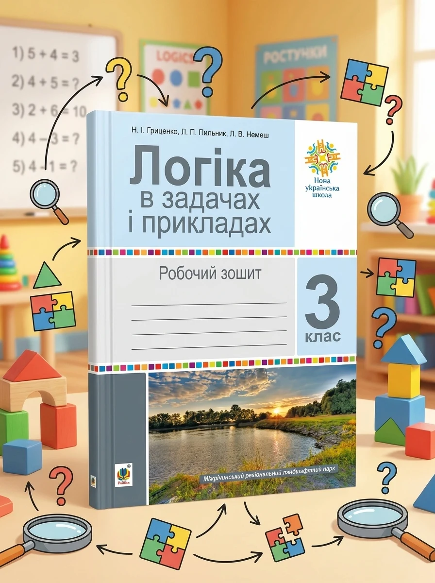Логіка в задачах і прикладах. 3 клас. Робочий зошит — Дитяча література