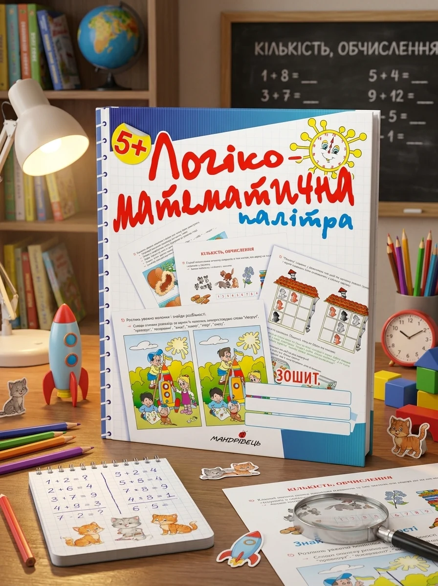 Логіко-математична палітра. Робочий зошит. 5+ — Валентина Старченко, фото 2