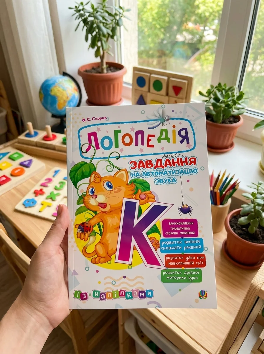 Логопедія. Завдання на автоматизацію звука [К]
