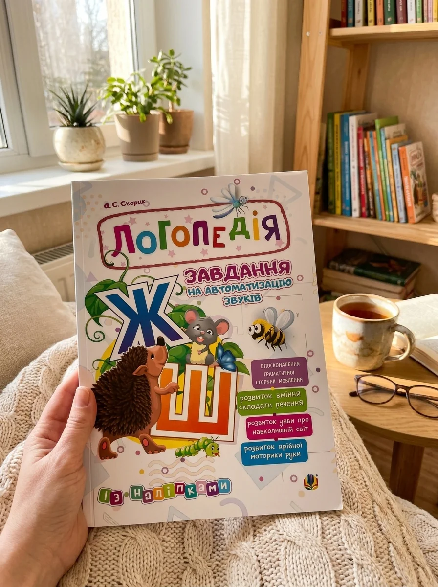 Логопедія. Завдання на автоматизацію звуків Ж, Ш