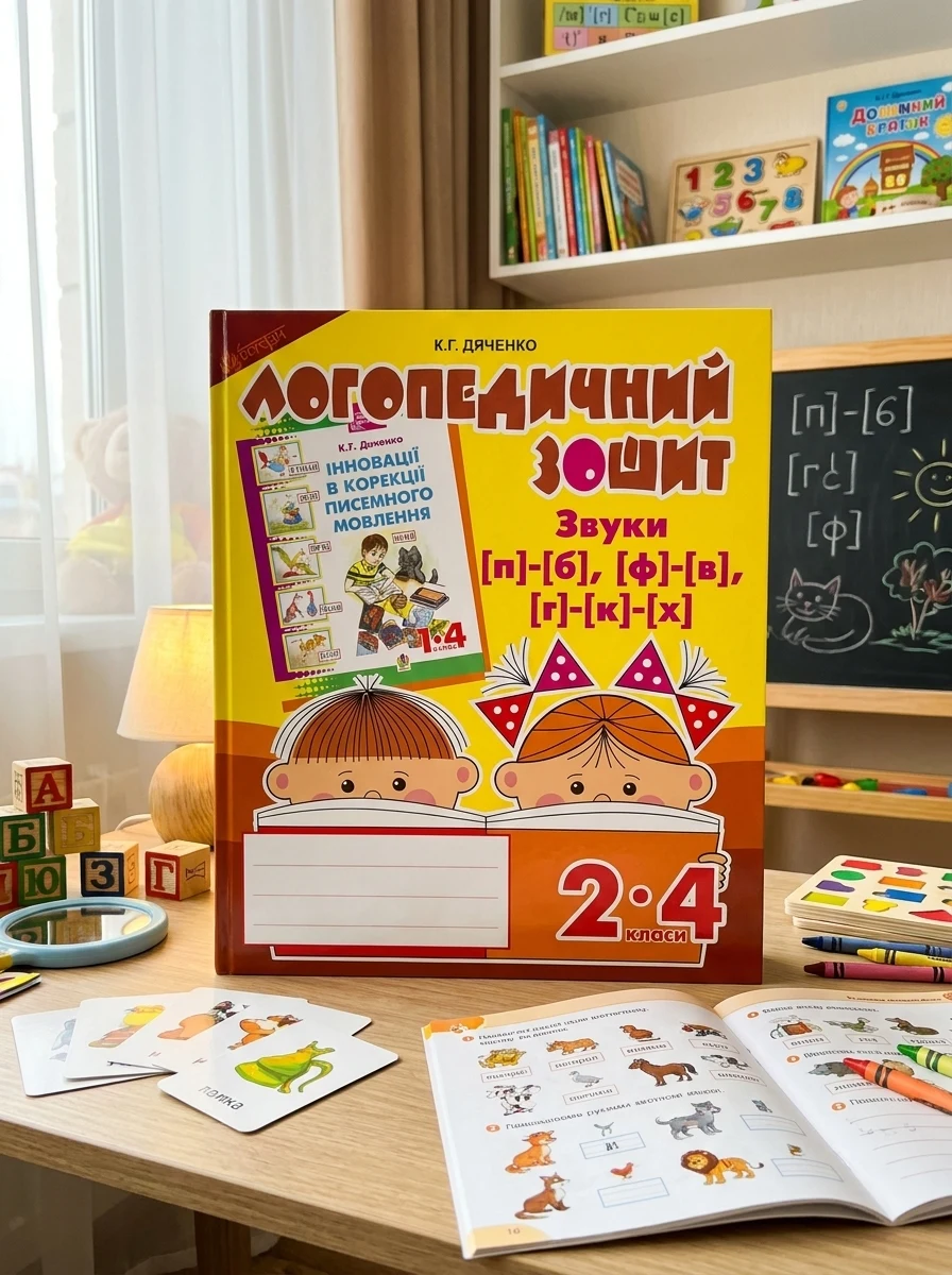 Логопедичний зошит для учнів 2-4 кл — Вивчення мов