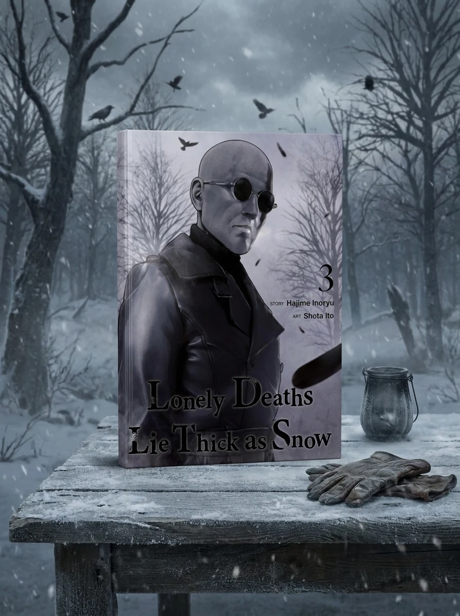 Lonely Deaths Lie Thick As Snow Vol.3 — Hajime Inoryu, обкладинка
