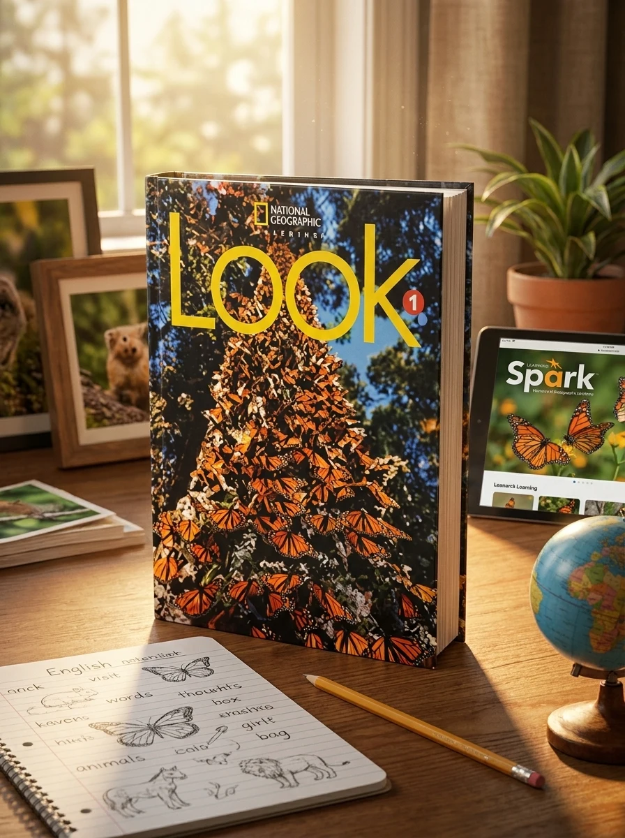 Look 1. Students book with Sticker Code for Spark — Вивчення мов