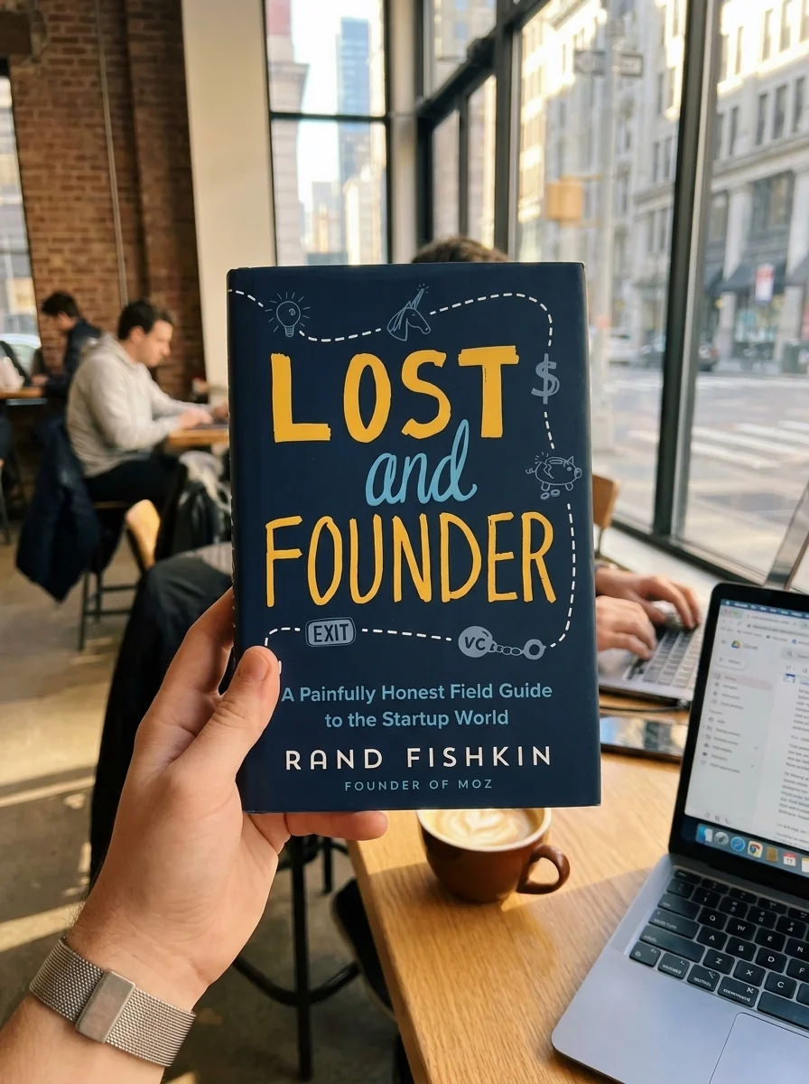 Lost and Founder — Ренд Фішкін, обкладинка