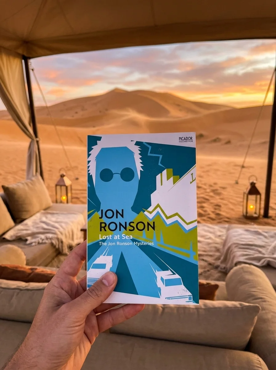 Lost at Sea — Jon Ronson, обкладинка
