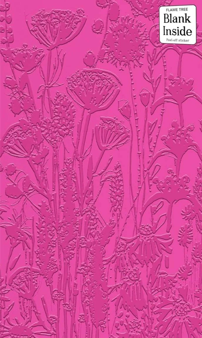 Lucy Innes Williams: Pink Garden House Artisan Art Blank Notebook,
